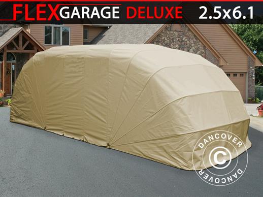 Vouwgarage (Auto), ECO, 2,5x6,1x2m, Beige 