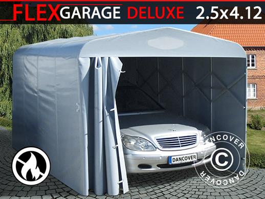 Folding tunnel garage (Car), 2.5x4.12x2.15 m, Grey