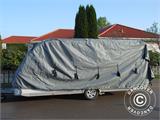 Cubierta para caravana, 5,2x2,5x2,25m, Gris