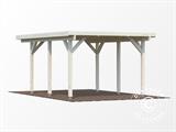 Carport aus Holz, 3,6x5,12x2,32m, 11,7m², Natur NUR 1 ST. ÜBRIG