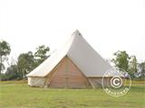 Tenda em forma de Sino para glamping, TentZing®, 6x6m, 8 Pessoas, Areia