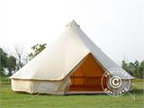 Glampingtelt TentZing®, 7x7m, 10 Personer, Sand