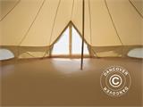 Tenda em forma de Sino para glamping, TentZing®, 7x7m, 10 Pessoas, Areia