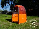 Tente autoportante pour spectateur, FlashTents®, 1 personne, Orange/Gris foncé