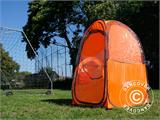 All Weather Pod/Football Mom pop-up tent, FlashTents®, 1 person, Orange/Dark grey