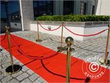 Red carpet runner w/print, 2.4x6 m