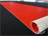 Tapis rouge avec impression, 2,4x6m