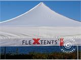 FleXtents® prekybinės palapinės reklamjuostė su spauda, 3x0,2m