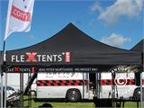 FleXtents® Gazebo Banner w/print, 4x0,2 m