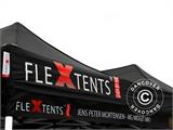 FleXtents® pikatelttabanneri painatuksella, 4x0,2m