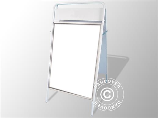 A-board, 58x111 cm, White