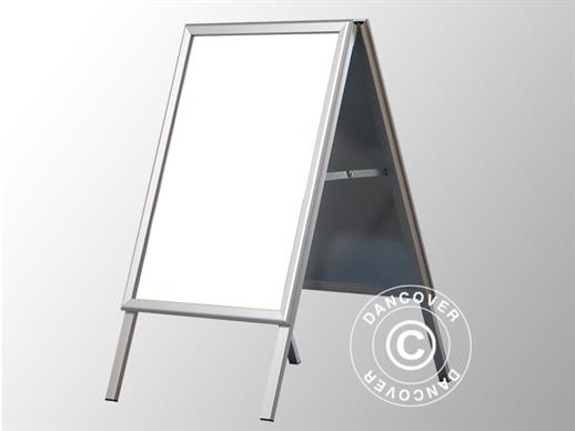A-board, 63.6x110 cm, Aluminium