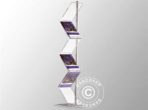 Brochure stand 30x42x162 cm