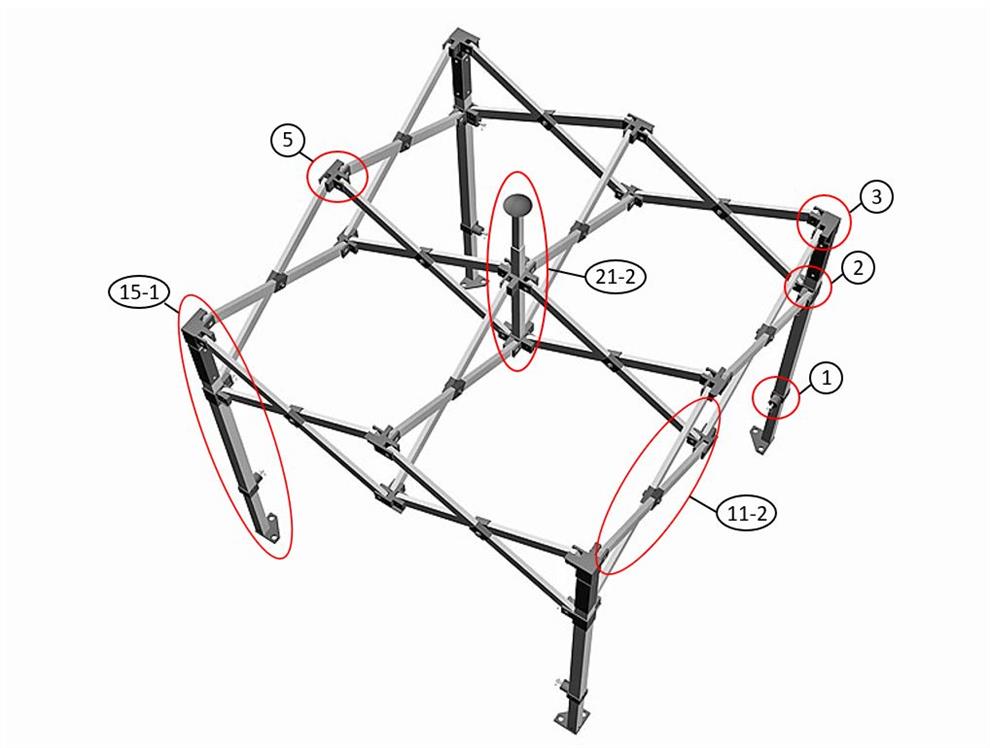 Pop up aiatelk FleXtents Basic v.3, 4x4m Must