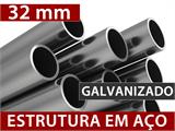 Garagem Portátil PRO 3,3x6x2,4m PE, Cinza