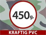 Camouflagepresenning 8x10m, PVC 450g/m²
