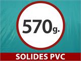 Bâche 6x8m, PVC 570g/m², Verte