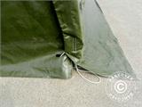 Tunnel agricole 9,15x12x4,5m, PVC, Blanc Tunnel agricole 9,15x12x4,5m, PVC, Blanc