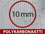 Orangeria polykarbonaatti Triomphe pohjalla, 17,1m², Palram/Canopia, 4,5x3,8x2,69m, Musta