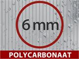 Broeikas polycarbonaat TITAN Classic 480, 4,9m², 2,35x2,12m, Zilver