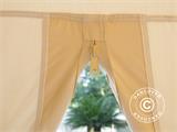 Tienda de campaña Bell para glamping, TentZing®, 5x5m, 5 Personas, Arena