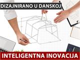 Brzo sklopivi paviljon FleXtents Pro 3x3m Bijela, uključ. 4 bočne stranice