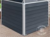 Mini serre 1,2x1,2x1,69m, 1,44m², Anthracite