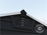 Casetta da Giardino in Policarbonato SkyLight, Palram/Canopia, 1,85x1,54x2,17m, Grigio Mezzanotte