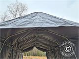 Carpa garaje PRO 3,77x9,7x3,18m PVC, Gris