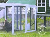 Chicken coop run, extension, 1.08x1.44x0.83 m, White