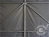 Storage shelter PRO 6x12x3.7 m PVC w/skylight, Grey