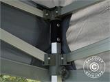 Pop up gazebo FleXtents PRO Trapezo 2x3 m Grey, incl. 4 sidewalls