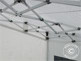 Tente pliante FleXtents PRO Trapezo 3x3m Blanc, avec 4 cotés