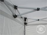 Faltzelt FleXtents PRO Trapezo 3x3m Weiß, mit 4 Seitenwänden