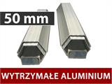 Namiot ekspresowy FleXtents Xtreme 50 4x4m Szary, mq 4 ściany boczne