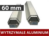 Namiot Ekspresowy FleXtents Xtreme 60 4x4m Czarny, mq 4 ściany boczne