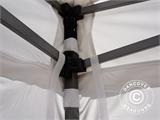 Carpa plegable FleXtents Basic v.2, 2x2m Blanco, Incl. 4 lados