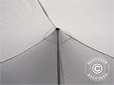 Pop up gazebo FleXtents® Basic v.3, Medical & Emergency tent, 3x6 m, White, incl. 6 sidewalls