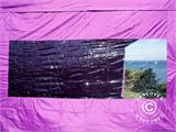 Pop up gazebo FleXtents PRO 3x6 m Purple, incl. 6 sidewalls