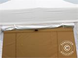 Pop up gazebo FleXtents® PRO 3x3 m, PVC, Work tent, Flame retardant, incl. 4 sidewalls