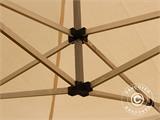 Tente pliante FleXtents® PRO 3x3m, PVC, Tente de chantier, ignifuge, 4 parois latérales incl.