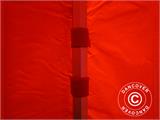Prekybinė palapinė FleXtents PRO 2x2m Raudona, įsk. 4 šonines sienas