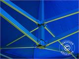 Tente pliante FleXtents Xtreme 60 4x4m Bleu, avec 4 cotés