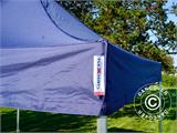 Carpa plegable FleXtents PRO 3x3m Azul oscuro, Incl. 4 lados