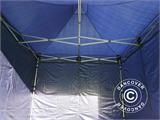 Pop up gazebo FleXtents PRO 3x3 m Dark blue, incl. 4 sidewalls