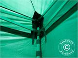 Tente pliante FleXtents PRO 4x6m Vert, avec 8 cotés