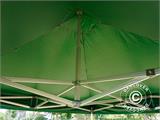 Tente pliante FleXtents PRO 3x3m Vert, avec 4 cotés