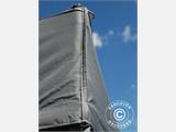 Carpa plegable FleXtents PRO 3x6m Gris, Incl. 6 lados