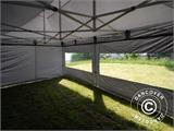 Tente Pliante FleXtents PRO 3x6m Gris, avec 6 cotés