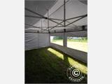 Tenda Dobrável FleXtents PRO 3x6m Cinza, incl. 6 paredes laterais